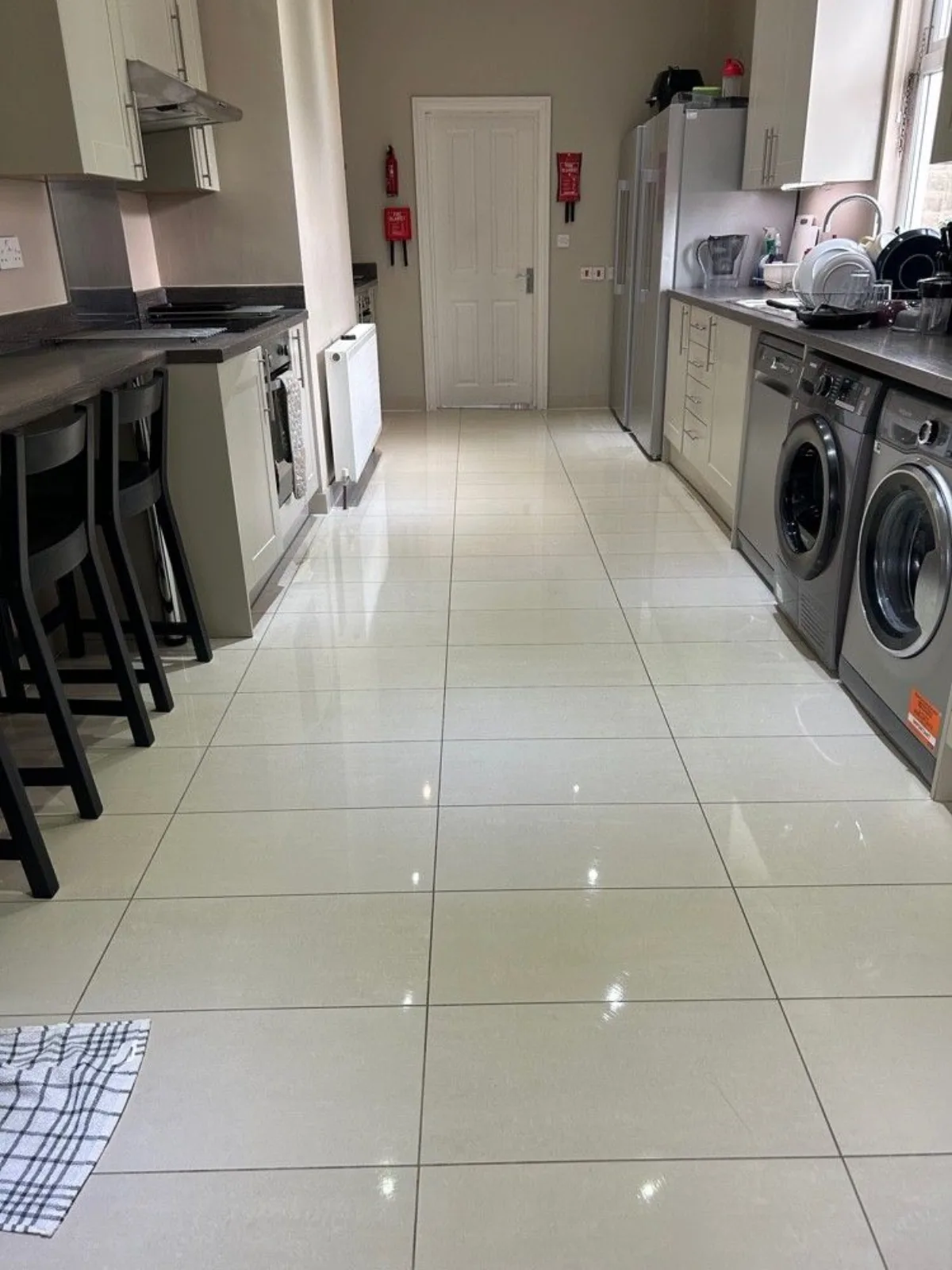 Finished clean surface